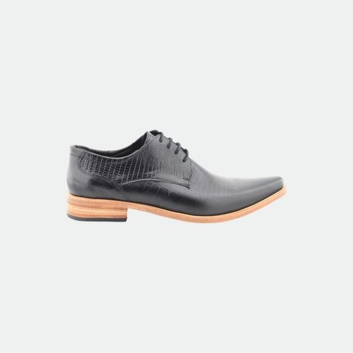 Zapato De Vestir Free Confort Hombre - CHRL IGUANA NEGRO