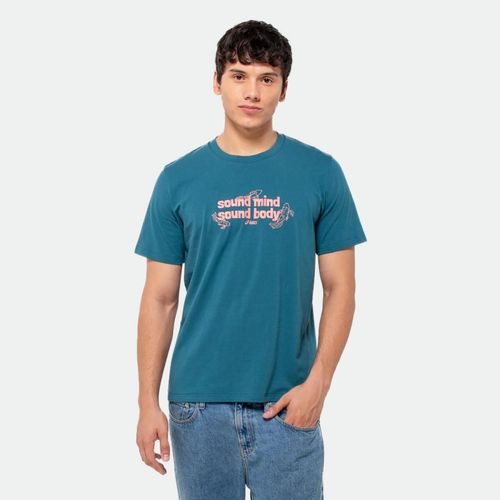 Remera Deportiva Asics Sound Mind Koi - PETROLEO