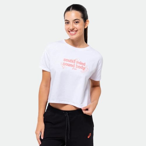 Remera Deportiva Asics Sound Mind Koi - WHITE