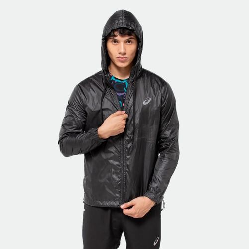 Campera Rompeviento Asics Hombre - BLACK