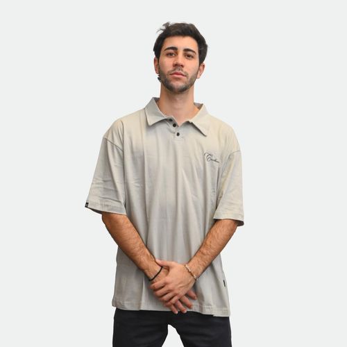 Remera Over Coolhaas Polostile - GRAY STONE