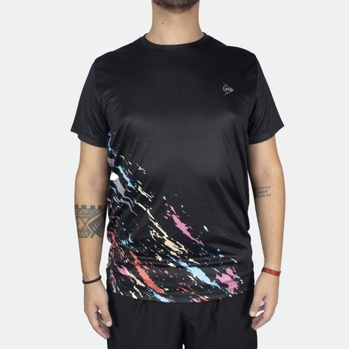 Remera Ace Pro Training Dunlop Hombre - NEGRO