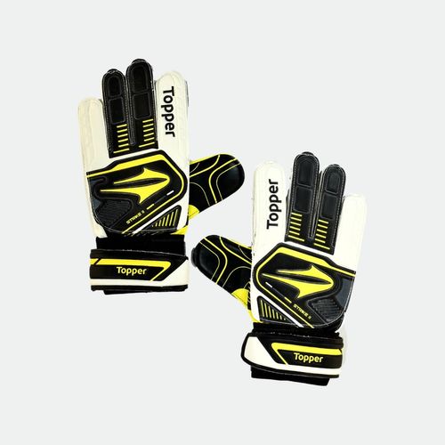 Guantes Topper Arquero Luva Strike II - BLANCO NEGRO ROJO