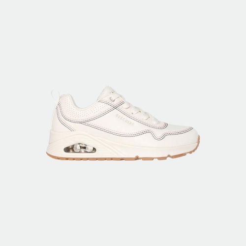 Zapatilla De Entrenamiento Skechers Uno Luxurious Stitches - OFF WHITE