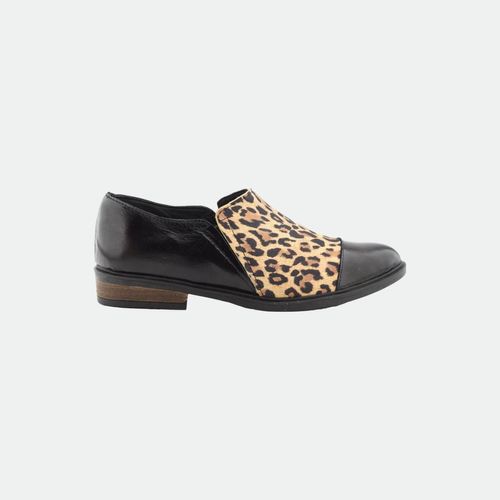 Zapato Babucha - NEGRO CHRL ANIMAL PRINT