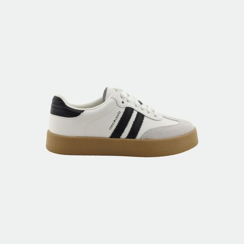 Zapatilla Thais Cravo Y Canela - Art 1573 - BLANCO GZA PRETO