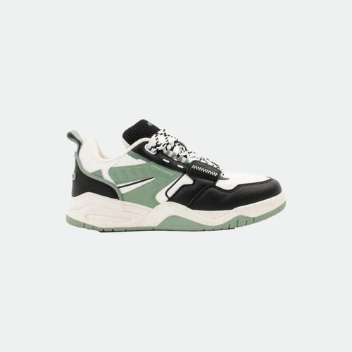 Zapatilla Alec - BLANCO NEGRO VERDE