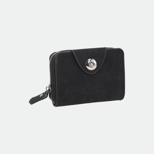 Porta Tarjetas Doble Con Rabillo - NEGRO