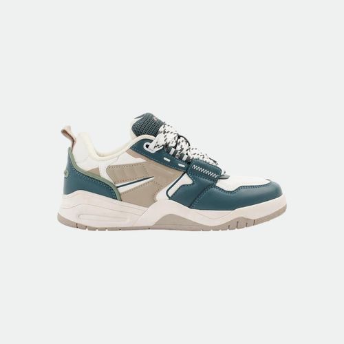 Zapatilla Alec - BEIGE AZUL BLANCO