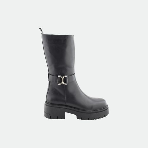 Bota Caña Alta Green And Black - NEGRO