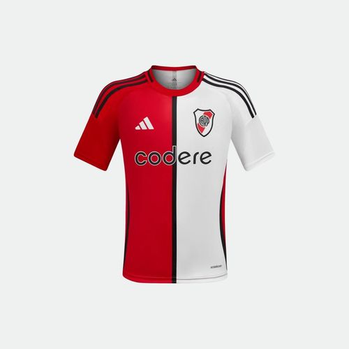 Camiseta AdidasTercer Uniforme River Plate 25/26 (Niños) - WHITE BETTER SCARLET