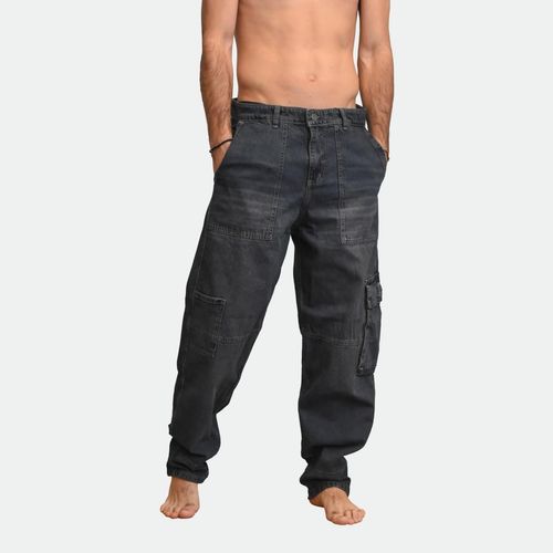 Pantalón Jeans Coolhaas Stain Oxid - AZUL