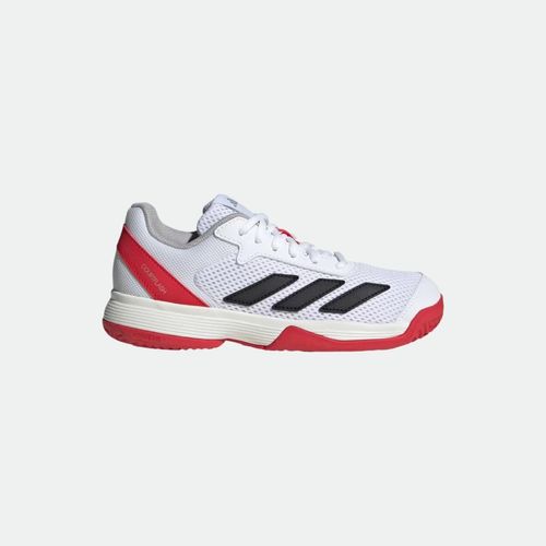 Zapatilla Courtflash K Tenis - CLOUD WHITE CORE BLACK LUCID RED