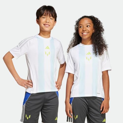 Camiseta de Entrenamiento Adidas Messi Niños - WHITE ALMOST BLUE