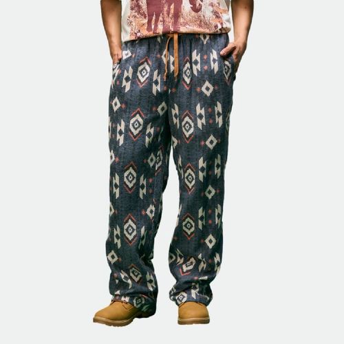 Pant Estampado - ETNICO AZUL