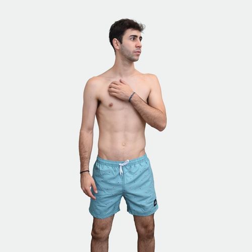 Short de Baño Topper Slim - AQUA HAWAII LEAF