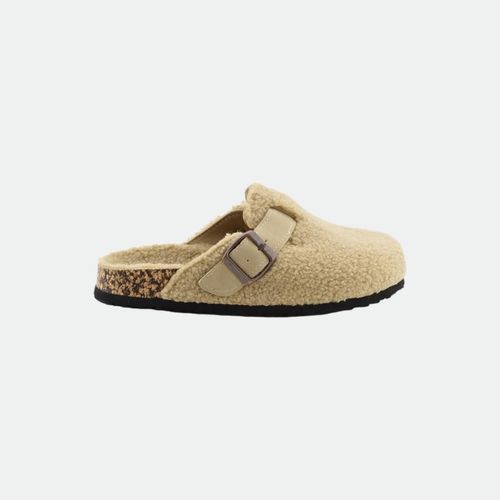 Zueco Birk Con Corderito Cadiz Siempre Reina - BEIGE
