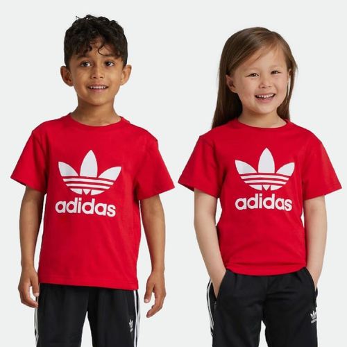 Remera Adicolor Trifolio Kids - BETTER SCARLET
