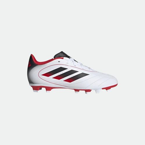 Botin de Futbol Adidas Niños Goletto IX Campo - CLOUD WHITE CORE BLACK BETTER SCARLET