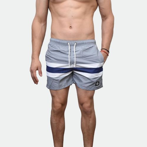 Tie Dye Swimshort - RAYAS BLANCO AZUL