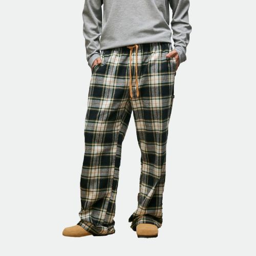 Pantalón Elepants Escoces Regular Ad - NEGRO NATURAL VERDE