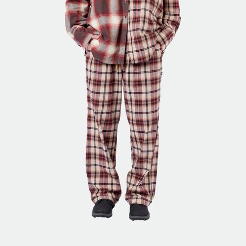 Pantalón Elepants Escoces Regular Ad - BEIGE BORDO NEGRO