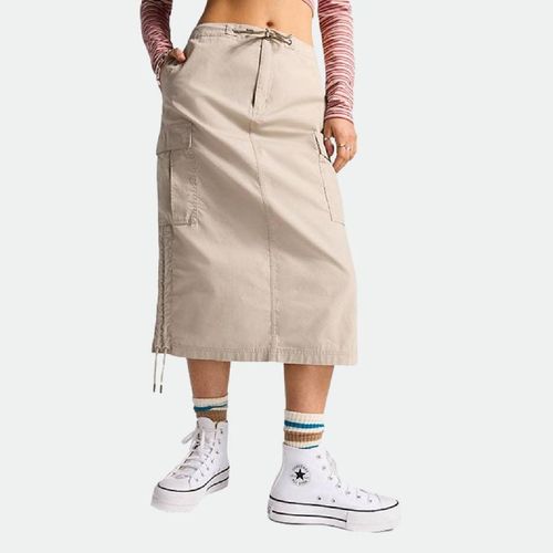 Falda Cargo Converse Long Woven Skirt - BEIGE