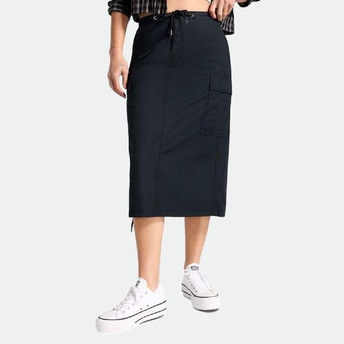 Falda Cargo Converse Long Woven Skirt - BLACK
