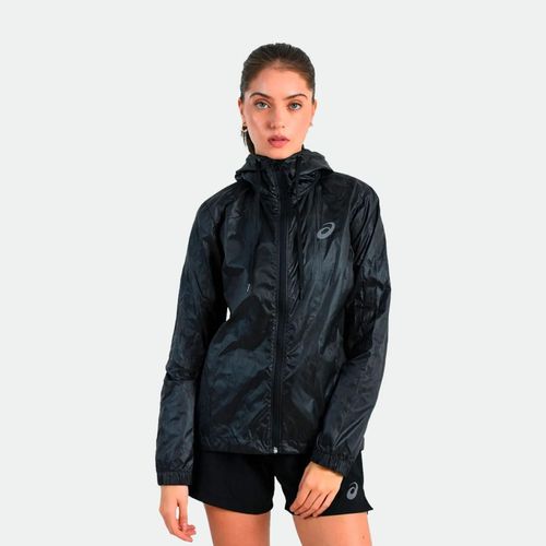 Campera Rompeviento Asics Performance Mujer - BLACK