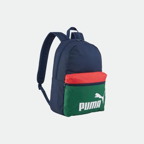 Mochila Puma Phase Backpack Colorblok Unisex - DARK OLIVE RED
