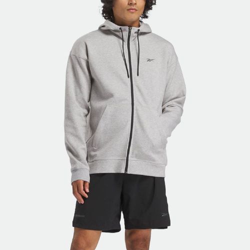 Campera Deportiva Reebok Athletic Hombre - MEDIUM GREY HEATHER