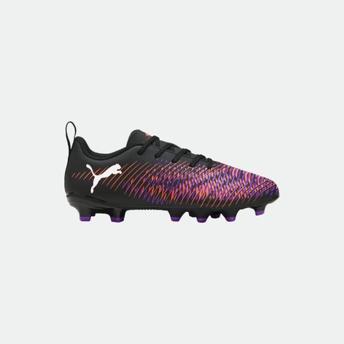 Botín Puma Future 8 Play FG/AG Jr Adp Campo - BLACK WHITE GLOWING RED