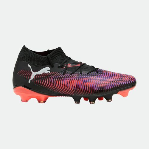 Botín Puma Future 8 Match Fg/Ag Campo - BLACK WHITE GLOWING RED