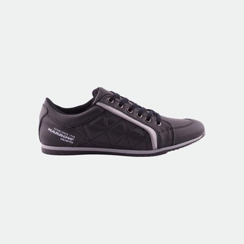 Zapatilla Urbana - NEGRO GRIS BLANCO