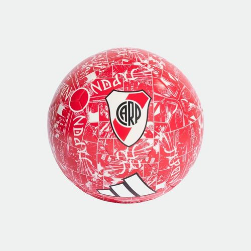 Pelota Adidas River Plate - WHITE RED BLACK