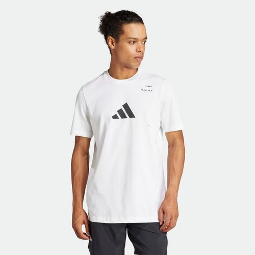 Remera Adidas Tenis Cat - WHITE