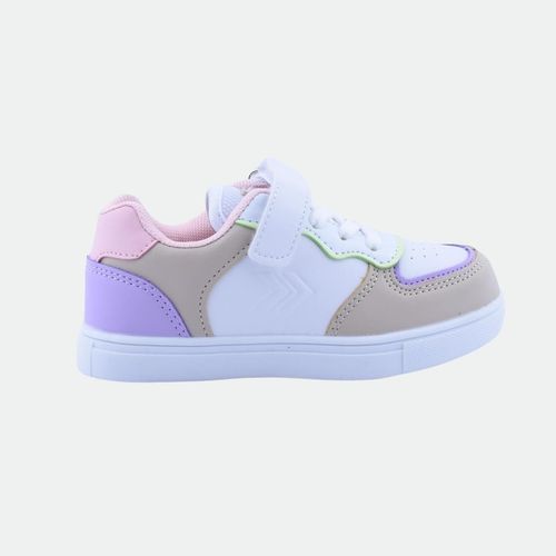 Zapatilla Ruelle - BLANCO CAMEL LILA ROSA MANZANA