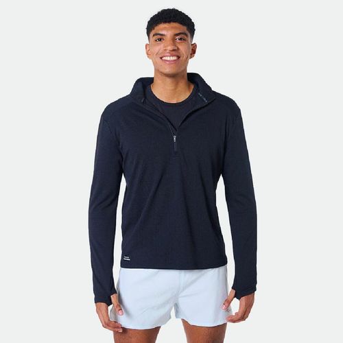 Buzo Térmico Medio Cierre Saucony Triumph 3D Hombre - BLACK