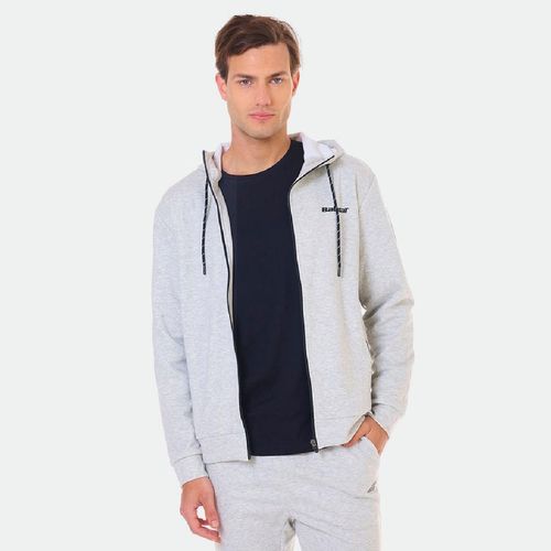 Campera Deportiva Babolat Play II Hombre - LIGHT GREY MELANGE