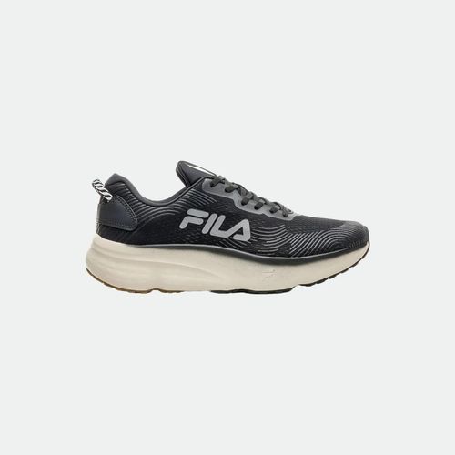 Zapatilla Running Fila Maxximus Hombre - BLACK CINZA SILVER