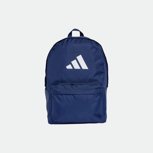 Mochila Adidas Classic 3 Barras Logo - DARK BLUE WHITE