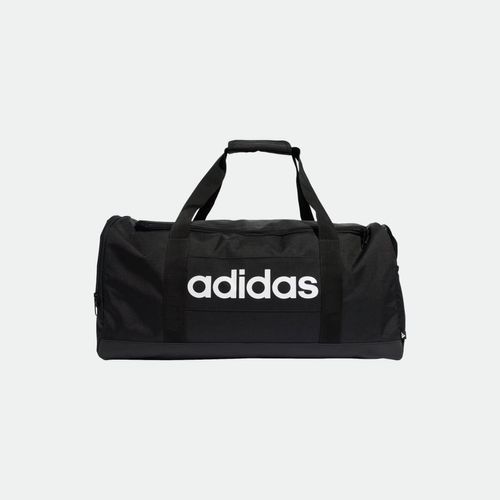 Bolso Adidas deportivo Linear mediano - BLACK BLACK WHITE