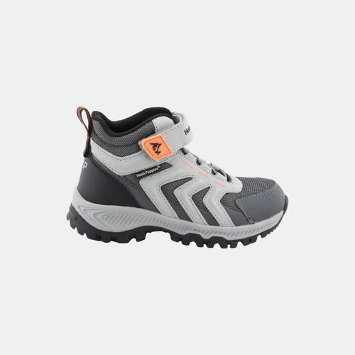 Zapatillas Hush Puppies Whoop Niños - GRIS NEGRO