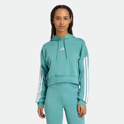 Buzo Adidas Con Capucha Mujer - POWDER TEAL WHITE