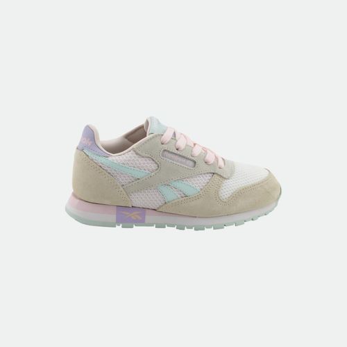 Zapatilla Urbana Reebok Classic Leather Kids - BON FTWR WHITE MIST