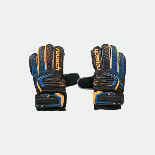 Guante Reusch Semi Prof Attrakt Storm Gold Junior - NARANJA AZUL NEGRO