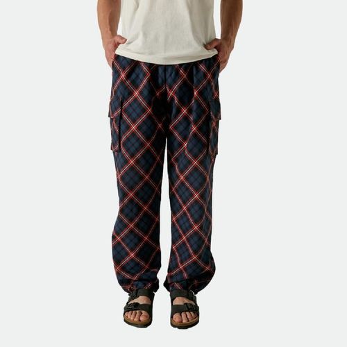 Pantalón Cargo Cuadros - AZUK ROJO
