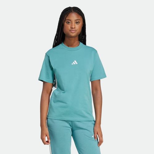Remera Adidas Mujer - POWDER TEAL WHITE