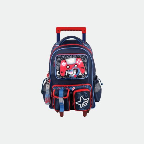 Mochila Game On - AZUL ROJO