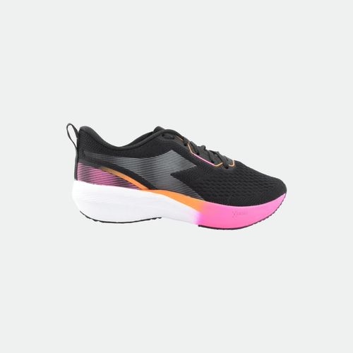 Zapatilla Running Diadora Y-Flash - NEGRO PINK NARANJA